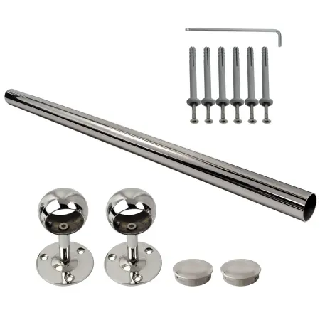 Комплект пристеночного поручня AISI 304 42,4х1,5х1000 (Тип3) - фото 1